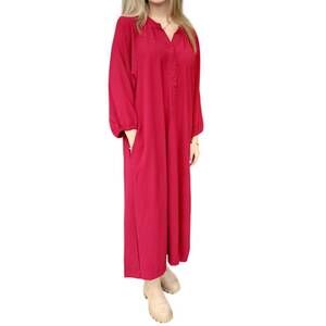 NEW VANILLA MONKEY fresca midi dress in crimson